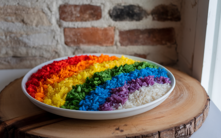Pride rice : recette colorée du riz qui fait polémique
